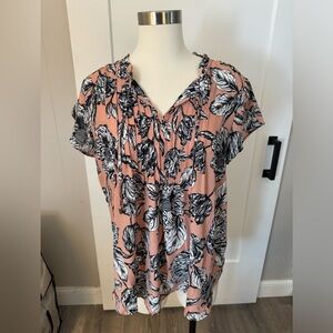 Floral Liz Claiborne Dress Top